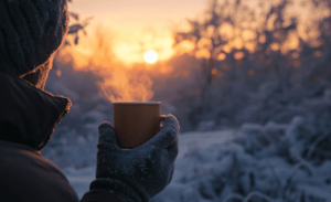 Kaffee Wintermorgen