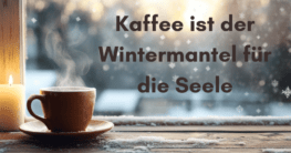 Guten Morgen Winter Kaffee