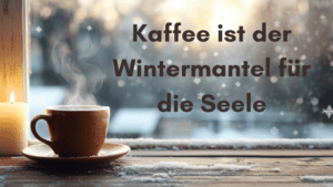 Guten Morgen Winter Kaffee