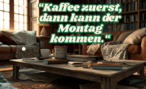 Kaffee guten Morgen Montag