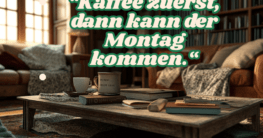 Kaffee guten Morgen Montag